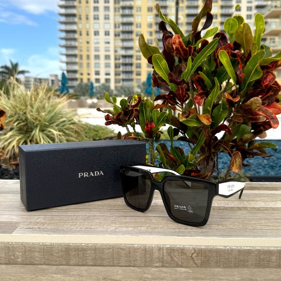 Prada Accessories - Prada PR 24ZS 1AB5S0 Black Brand New Sunglasses Women